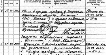 Увольнение в порядке перевода по ТК РФ