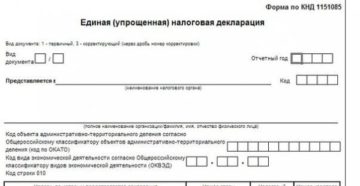 Что такое единая упрощенная налоговая декларация, кто ее сдает Что такое единая упрощенная налоговая декларация, кто ее сдает