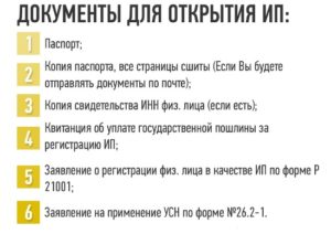 Полный список необходимых документов для открытия ИП в 2019 году