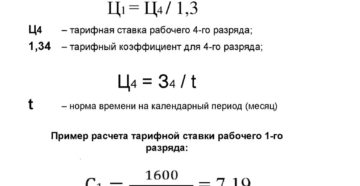 Тарифная ставка: определение, размер и расчет