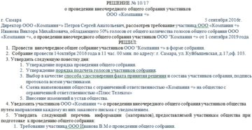 Проведение общего собрания участников Проведение общего собрания участников