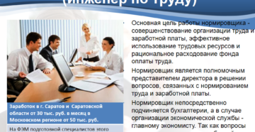 Чем занимается инженер по нормированию труда на предприятии Чем занимается инженер по нормированию труда на предприятии